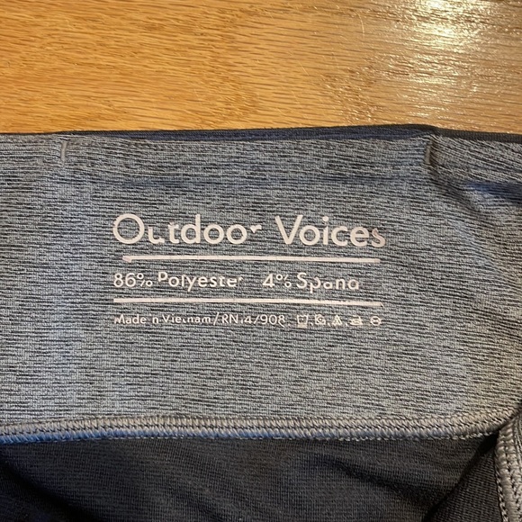 Outdoor voices black/navy/graphite color block MATCHING SET - Picture 5 of 8